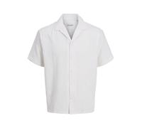 JACK & JONES JJEMATTEO Resort Shirt SS SN, White, L