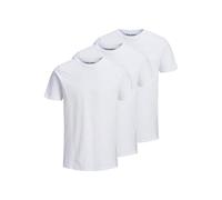 JACK & JONES Jjeorganic Basic Tee SS O-Ne 3Pk Mp Noos White