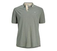 Jack & Jones Essential Paulos Plus Size Short Sleeve Polo Green 3XL Man