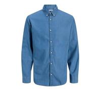 JACK & JONES Jjeperfect Denim Shirt Ls Noos, Medium Blue (Medium Blue Denim), L