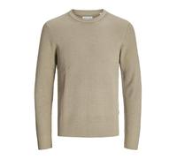 JACK & JONES Men's Jjeperfect Knit Crew Neck Sn Sweater, Crockery, S