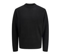 JACK & JONES Jjesoho Ollie Knit Crew Neck Sn, Black, S