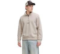 Jack & Jones Soho Quarter Full Zip Sweatshirt Beige XS Men