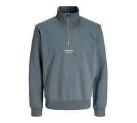 JACK & JONES Jjesoho Sweat Quarter Zip Hn Noos, stormy weather, XS