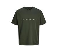 JACK & JONES Jjestar Jj Tee SS Noos Pls - Plus Size, Green (Duffel Bag), 4XL