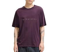 JACK & JONES Jjestar Jj Tee SS Noos Pls - Plus Size, Plum Perfect, 4XL