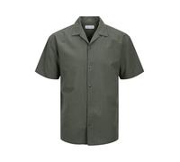 JACK & JONES Men's Jjesummer Resort Shirt Ss Sn, Beetle, L