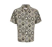 JACK & JONES JJEURBAN Edge Resort Shirt SS SN, Coriander, L