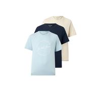 Jack & Jones Jjgrayson Cotton T-Shirt Breathable Ss Crew Neck 3pk Mp