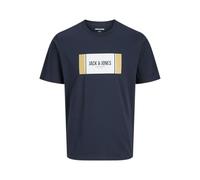 JACK & JONES Jjhayato Tee SS Crew Neck BTS, Sky Captain, XL