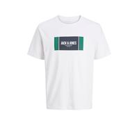 JACK & JONES Jjhayato Tee SS Crew Neck BTS, White, S
