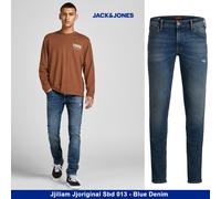 Jack & Jones-Jjiliam Jjoriginal Sbd 013-Blue Denim - 12197972-Size 30, Length 32