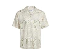 JACK & JONES Men's Jjjeff Floral AOP Resort Shirt Ss, Crockery, M