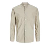 JACK & JONES JJJOE Shirt LS Plain Mao, Pure Cashmere, M