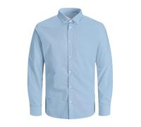 JACK & JONES Jjjoe Shirt LS Plain Noos Pls - Plus Size, Cashmere Blue, 6XL