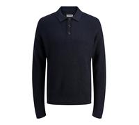 JACK & JONES Jjkaito Knit Polo Bf, Sky Captain, M