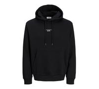 JACK & JONES Jjkenji Sweat Hood Pls - Plus Size, black, 5XL