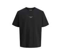 JACK & JONES Jjkenji Tee SS Crew Neck, Black, L