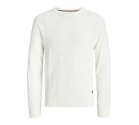 JACK & JONES Jjpannel Knit Crew Neck Aw25, Cloud Dancer, XL