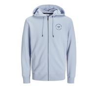 JACK & JONES JJSIMON Sweat Zip Hood, Chambray Blue, M