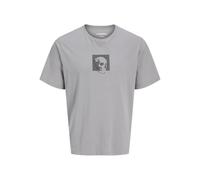 JACK & JONES Jjskully Tee SS Crew Neck, Ultimate Grey, XXL