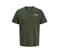 JACK & JONES Jjyuki Back Tee SS Crew Neck Bf, Green (Duffel Bag), M