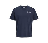 JACK & JONES Jjyuki Back Tee SS Crew Neck Bf, Sky Captain, L