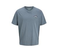 JACK & JONES Jjyuki Tee SS Crew Neck Bf, Stormy Weather, S