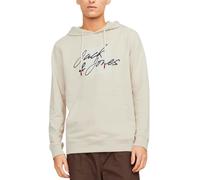 JACK & JONES Men's Jjzuri Sweat Hooded Sweatshirt, Moonbeam, S