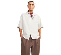 Jack & Jones John Short Sleeve Shirt Beige S Men