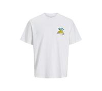 JACK & JONES Jorbigwig Tee SS Crew Neck Tg, Bright White, L
