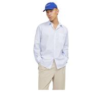 JACK & JONES Jorbill Poplin Oversized Shirt LS, Cornflower Blue, M
