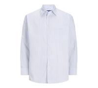 JACK & JONES Jorbill Poplin Oversized Shirt LS, Cornflower Blue, M