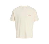 JACK & JONES Jorbillyburg Photo Tee SS Crew Neck, Antique White, M