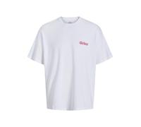 JACK & JONES Jorbotaniq Tee SS Crew Neck Tg, Bright White, M