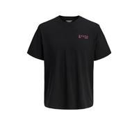 JACK & JONES Jorbradley Kyoto Tee SS C.N Stmss25, Black, XL