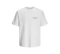 JACK & JONES Jorbrooklyn Graphic Back Tee Ss C.N, Bright White, L