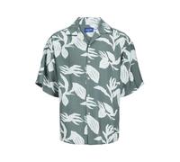 JACK & JONES Men's Joreaster Marshall AOP Shirt Ss Short-Sleeved, Laurel Wreath, XL