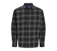 JACK & JONES Jorfrederiksberg Flannel Shirt LS Sn, Sky Captain, L