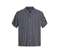 JACK & JONES Jorluke Aruba Resort Shirt SS, Sky Captain/Stripes: Stripes, XS