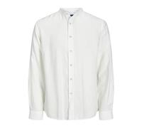 JACK & JONES JORMARSHALL Band Shirt LS, Cloud Dancer, M