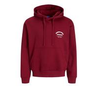 JACK & JONES Jormeadows Sweat Hood, Tibetan Red, M