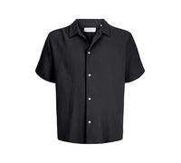 JACK & JONES Jornantucket Double Cloth Shirt SS Ea26 Black