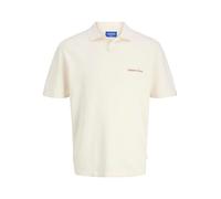 JACK & JONES Jornorrebro Light Knit Ss Polo Sn, Sea Salt, S