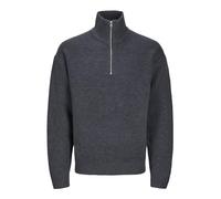 JACK&JONES JOROLLIE Knit Half Zip SN, Iron Gate, XXL