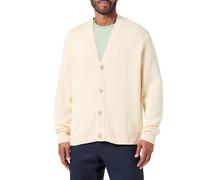 JACK & JONES Men's Jorrino Knit Cardigan Blk Sweater, Butter Cream, M