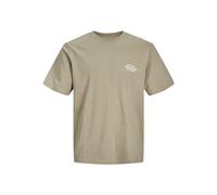 JACK & JONES Jorsequoia Back Tee SS Crew Neck, Italian Straw, L