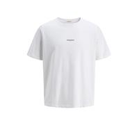 JACK & JONES Jortavira Tee SS Crew Neck Poster, Bright White, XS