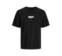 JACK&JONES JORTOKYO Market Tee SS Crew Neck TG, Black, M