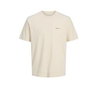 JACK & JONES Jorvarenna Painted Back Tee SS Crew Neck, Antique White, L